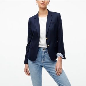 041. NWT J. Crew Navy Wool Schoolboy Blazer